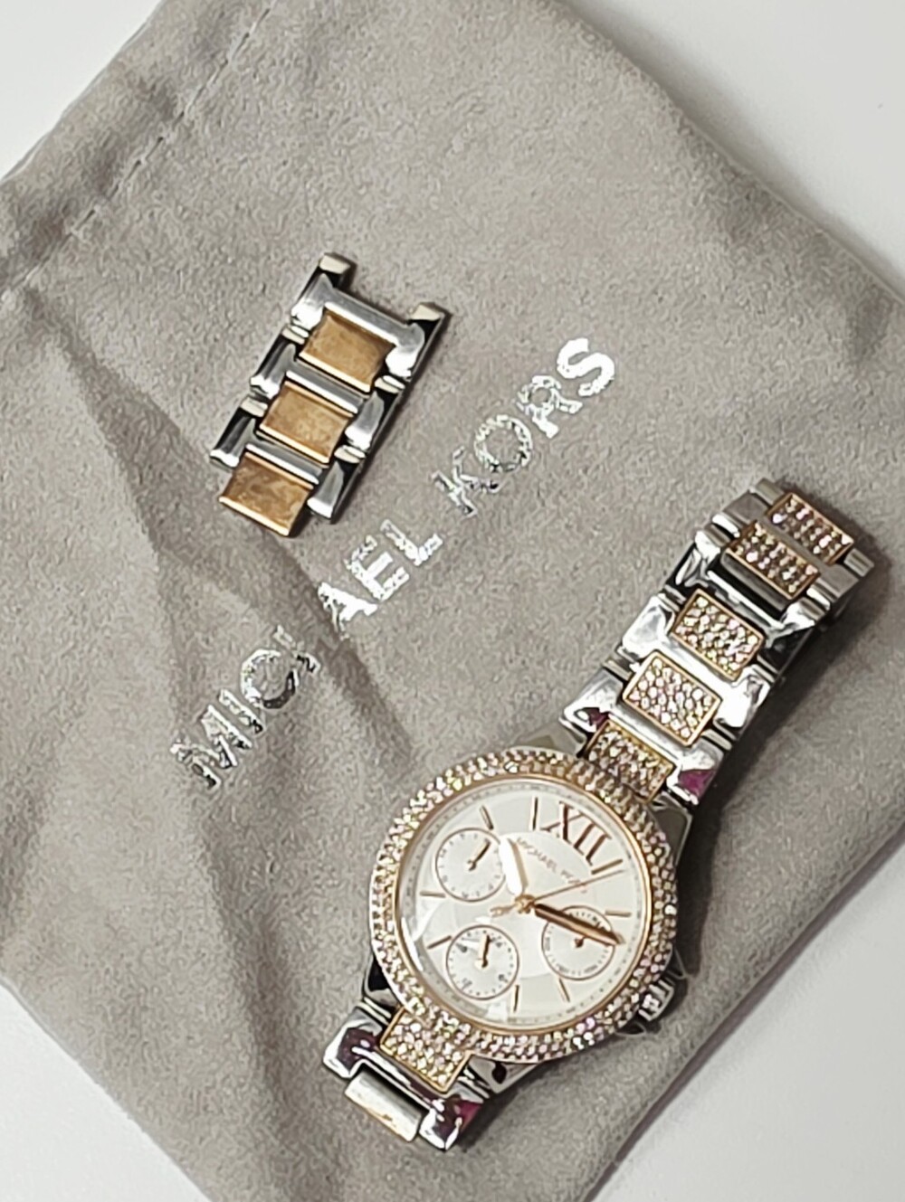 Michael Kors Camille Multifunction Two-Tone Stainless Steel Watch